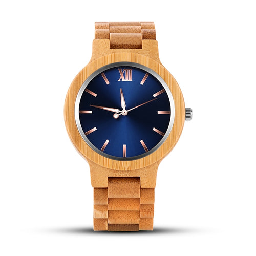 Fashion Men's Wood Watch Luxury Wooden Watch Men Watch Unique Full Wood Men's Wrist Watches